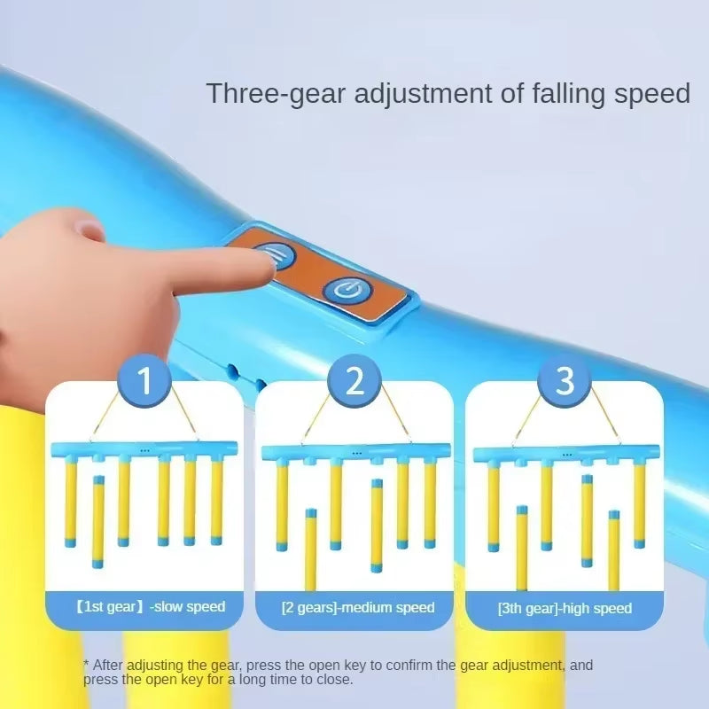 Fun Challenge Falling Sticks Game Set for Training Reaction Ability Educational Activity Parent-Child Interaction Party Game Toy