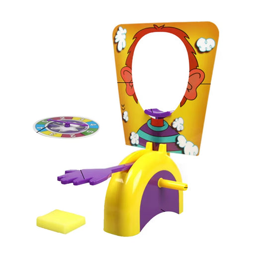 Pie Face Game Whipped Cream in the Face Family Board Game for Kids Funny Party Game Gadgets Prank Gags Jokes anti Stress Toys